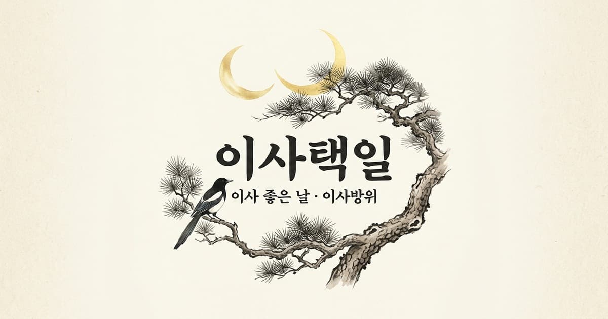 이사택일 사례: 이번 이사는 순한 기운과 함께 든든하게 시작해 보… (정•우 님)